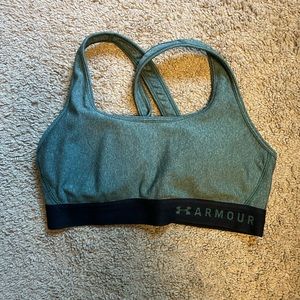 Green UA Sports Bra